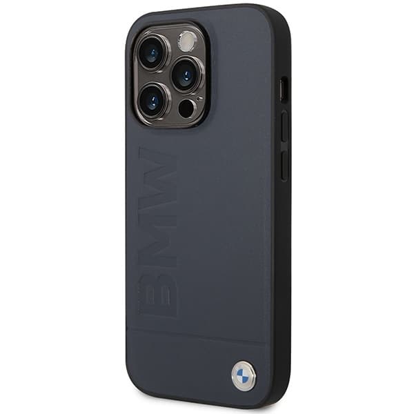 BMW Leather Hot Stamp MagSafe - θήκη για Apple iPhone 14 Pro Max - Μπλε - Image 2