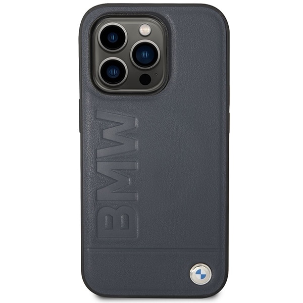 BMW Leather Hot Stamp MagSafe - θήκη για Apple iPhone 14 Pro Max - Μπλε - Image 3