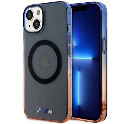 BMW Gradient Bumper MagSafe - θήκη για Apple iPhone 14 Plus - Γκρι