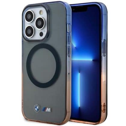 BMW Gradient Bumper MagSafe - θήκη για Apple iPhone 14 Pro - Γκρι