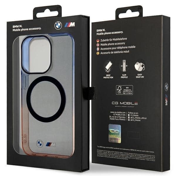BMW Gradient Bumper MagSafe - θήκη για Apple iPhone 14 Pro - Γκρι - Image 8
