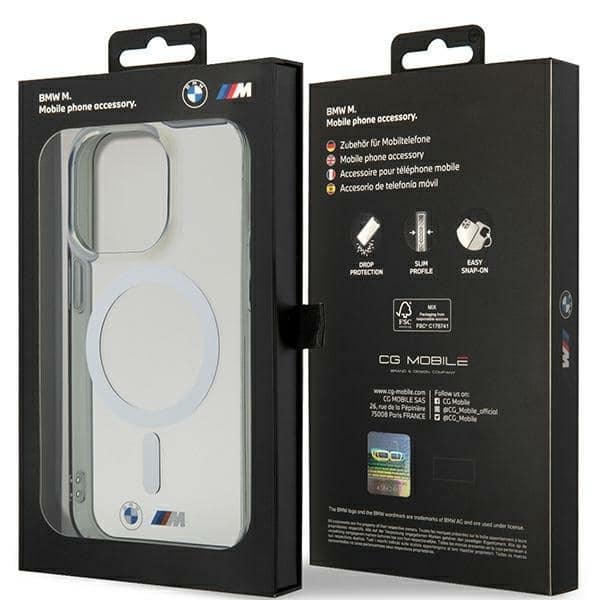 BMW Silver Ring MagSafe - θήκη για Apple iPhone 14 Pro Max - Διάφανο - Image 8