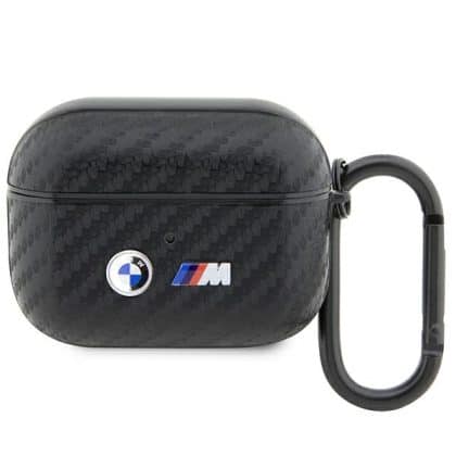 BMW BMAPWMPUCA2 Κάλυμμα για AirPods Pro μαύρο Carbon Double Metal Logo