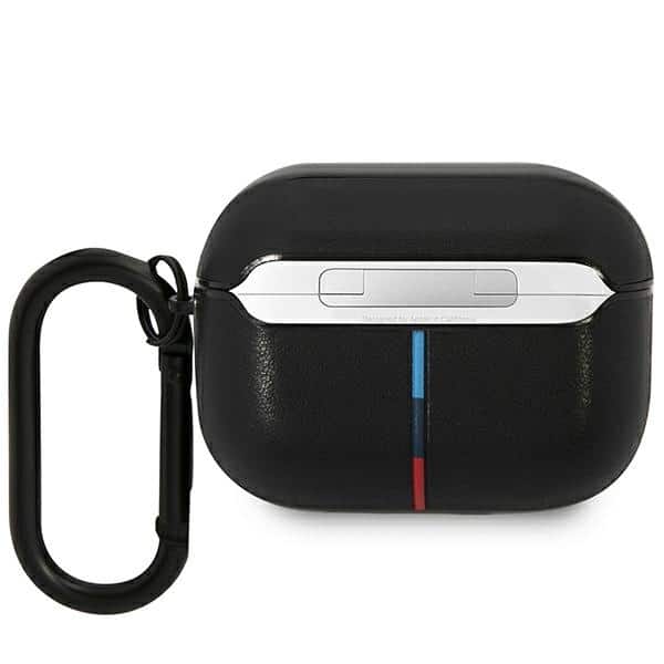 BMW BMAP22PVTK Κάλυμμα για AirPods Pro δέρμα μαύρο Curved Line - Image 2