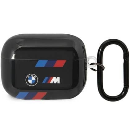 BMW BMAP222SOTK Κάλυμμα για AirPods Pro 2 (2022/2023) μαύρο Tricolor Stripes