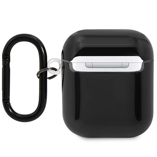 BMW BMA222SWTK Κάλυμμα AirPods 1/2 μαύρο με πολλαπλές Χρωματιστές Γραμμές - Image 2