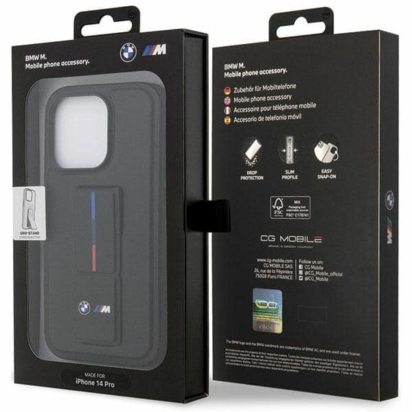 BMW Grip Hot Stamp - θήκη για Apple iPhone 14 Pro Max - Μαύρο - Image 8