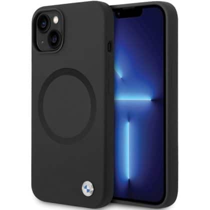 BMW Signature Liquid Silicone MagSafe - θήκη για Apple iPhone 14 - Μαύρο
