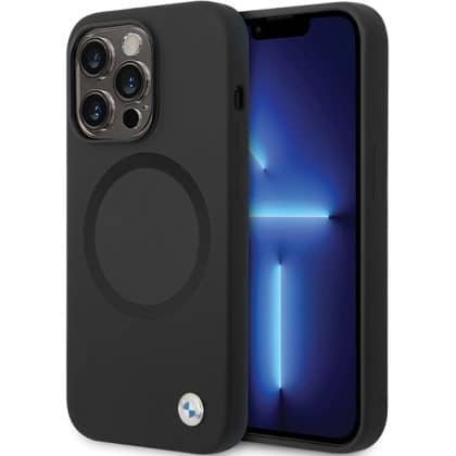 BMW Signature Liquid Silicone MagSafe - θήκη για Apple iPhone 14 Pro - Μαύρο