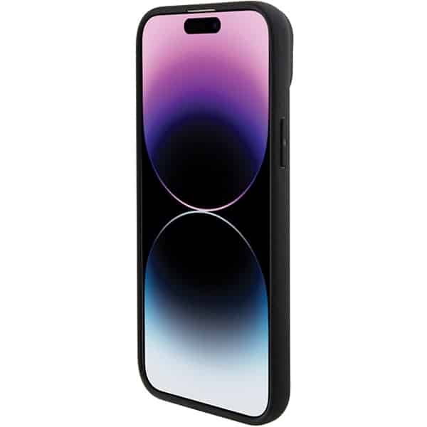 BMW Leather Hot Stamp - θήκη για Apple iPhone 15 Plus - Μαύρο - Image 5