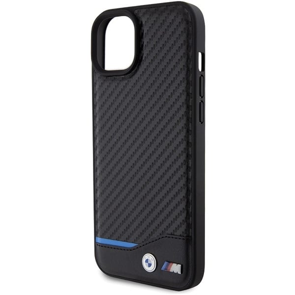 BMW Leather Carbon - θήκη για Apple iPhone 15 Plus - Μαύρο - Image 6