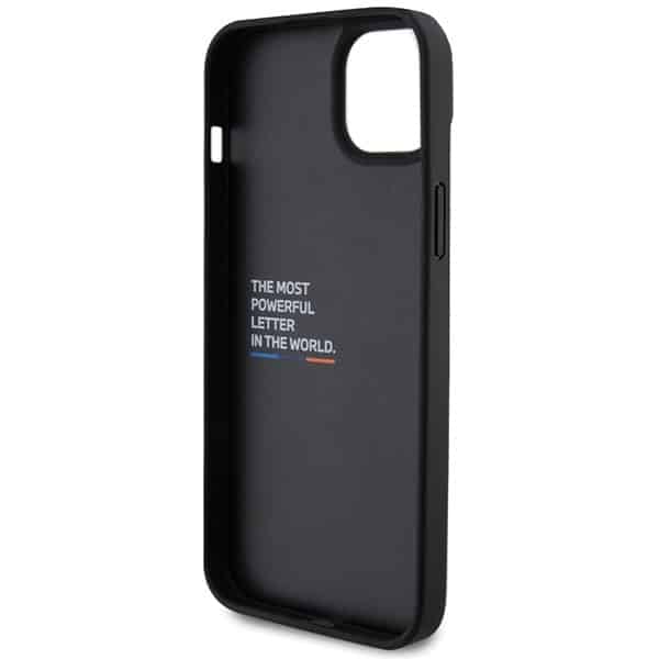 BMW Leather Carbon - θήκη για Apple iPhone 15 Plus - Μαύρο - Image 7
