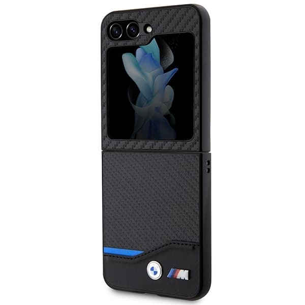 BMW Leather Carbon - Samsung Galaxy Z Flip5 - Μαύρο - Image 6