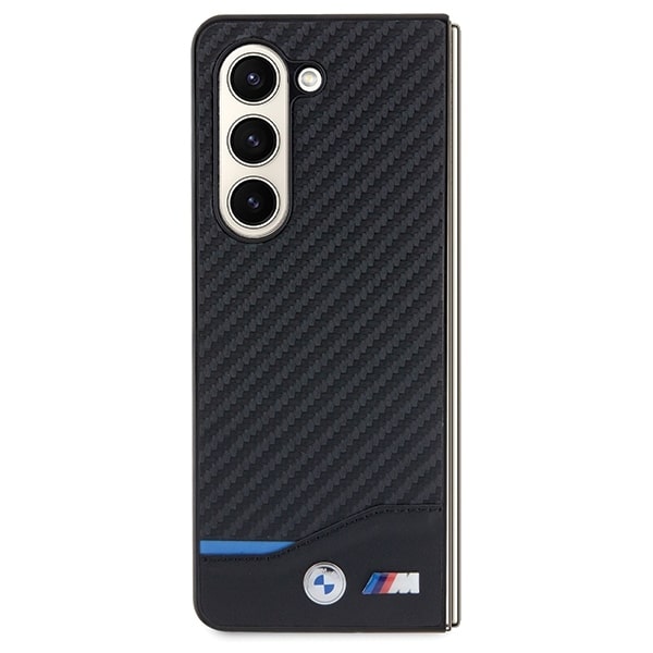 BMW Leather Carbon - Samsung Galaxy Z Fold5 - Μαύρο - Image 2
