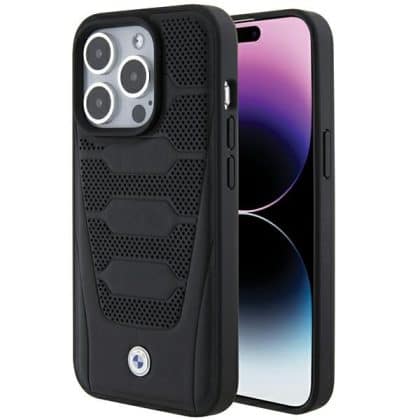 BMW Leather Seats Pattern - θήκη για Apple iPhone 15 Pro Max - Μαύρο