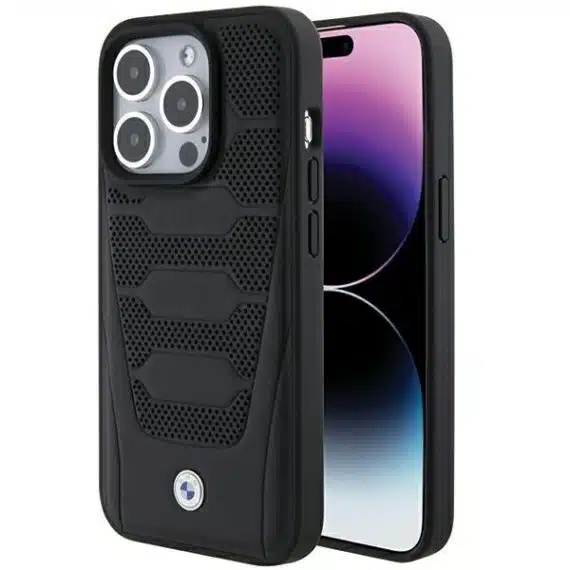 BMW Leather Seats Pattern - θήκη για Apple iPhone 15 Pro Max - Μαύρο