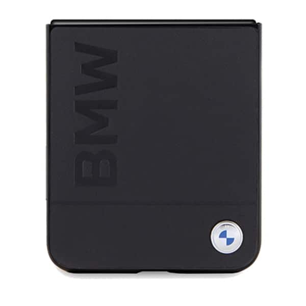 BMW Leather Hot Stamp - Samsung Galaxy Z Flip5 - Μαύρο - Image 5