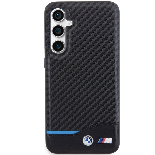 BMW Leather Carbon - θήκη για Samsung Galaxy S23 FE - Μαύρο - Image 3