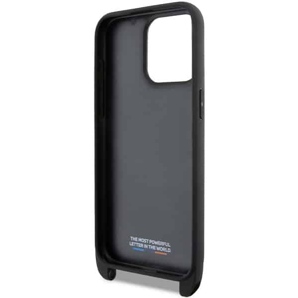 BMW M Edition Carbon Stripe & Strap - θήκη για Apple iPhone 15 Pro Max - Μαύρο - Image 6
