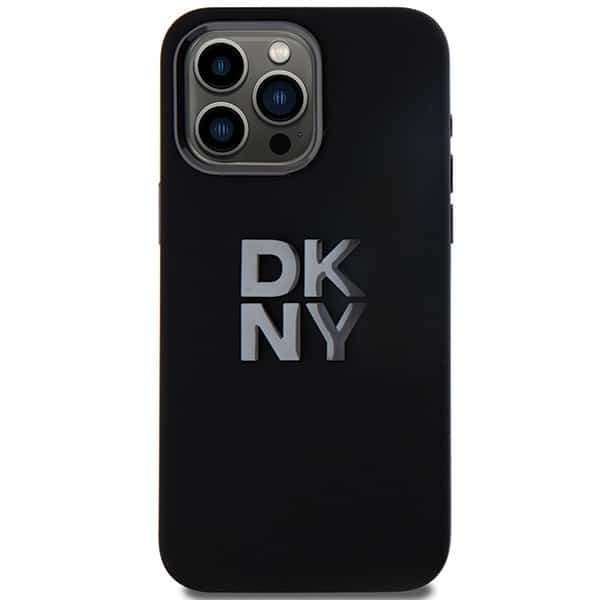 DKNY Liquid Silicone Metal Logo - θήκη για Apple iPhone 15 Pro Max - Μαύρο - Image 3