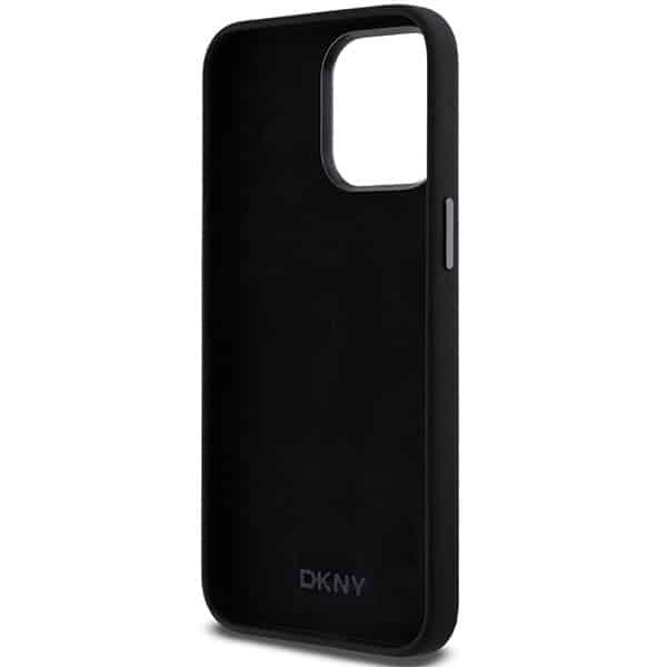 DKNY Liquid Silicone Metal Logo - θήκη για Apple iPhone 15 Pro Max - Μαύρο - Image 7