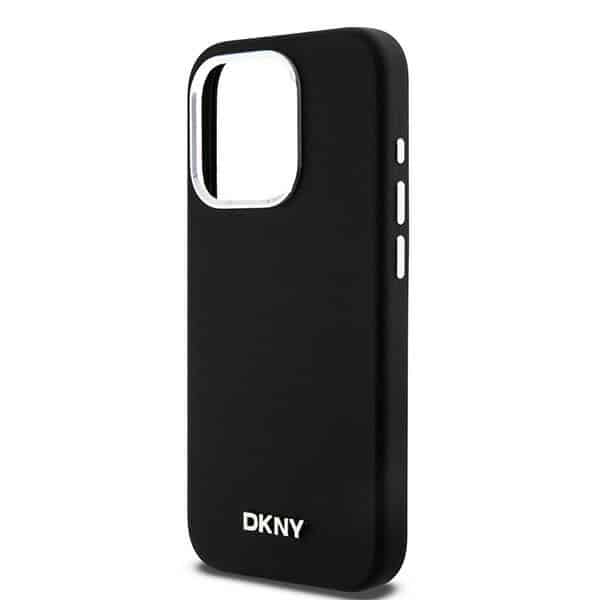 DKNY Liquid Silicone Small Metal Logo MagSafe - θήκη για Apple iPhone 14 Pro - Μαύρο - Image 6