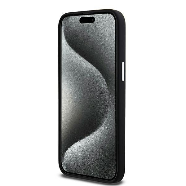 DKNY Liquid Silicone Small Metal Logo MagSafe - θήκη για Apple iPhone 15 Pro Max - Μαύρο - Image 5