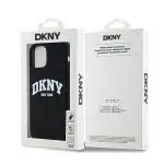 DKNY Liquid Silicone White Printed Logo MagSafe - θήκη για Apple iPhone 12/12 Pro 6.1 - Μαύρο - Image 8