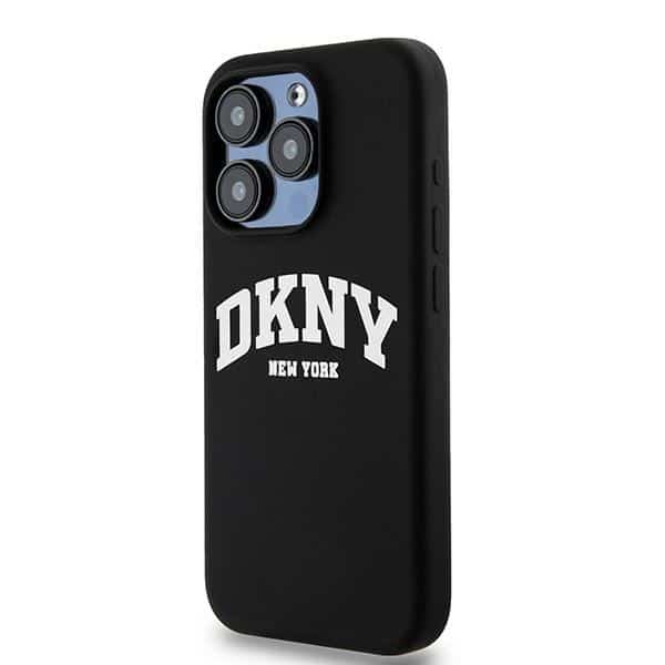 DKNY Liquid Silicone White Printed Logo MagSafe - θήκη για Apple iPhone 13 Pro / - Μαύρο - Image 2