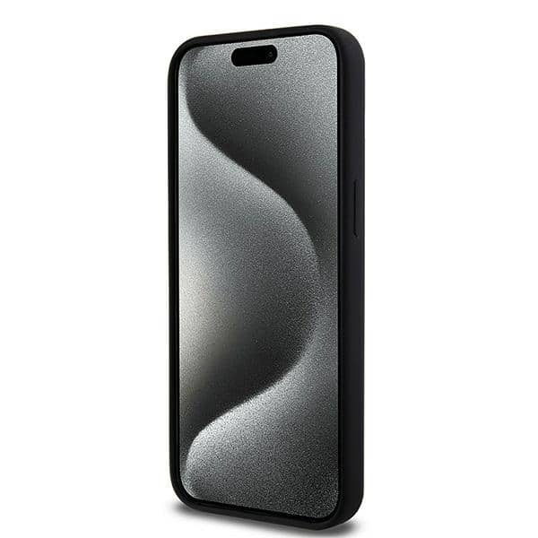 DKNY Liquid Silicone White Printed Logo MagSafe - θήκη για Apple iPhone 13 Pro Max - Μαύρο - Image 5