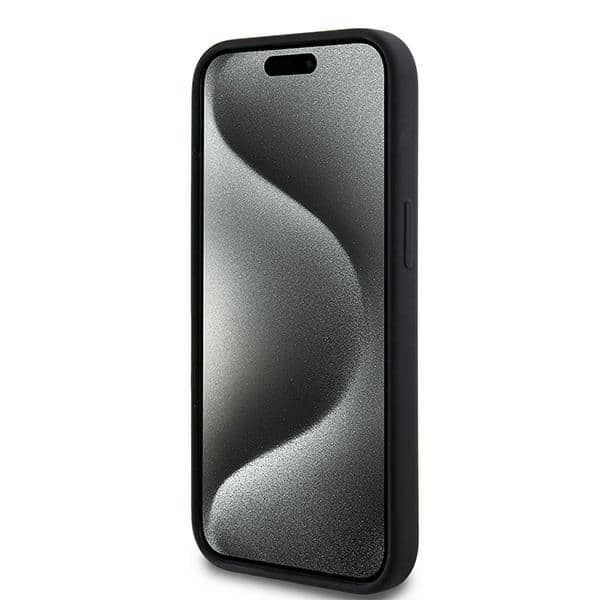 DKNY Liquid Silicone White Printed Logo MagSafe - θήκη για Apple iPhone 14 - Μαύρο - Image 5