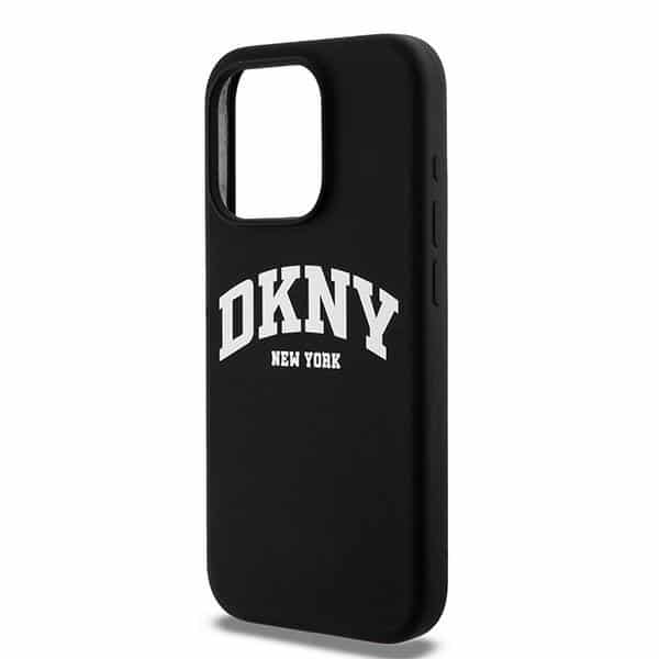 DKNY Liquid Silicone White Printed Logo MagSafe - θήκη για Apple iPhone 14 Pro - Μαύρο - Image 6