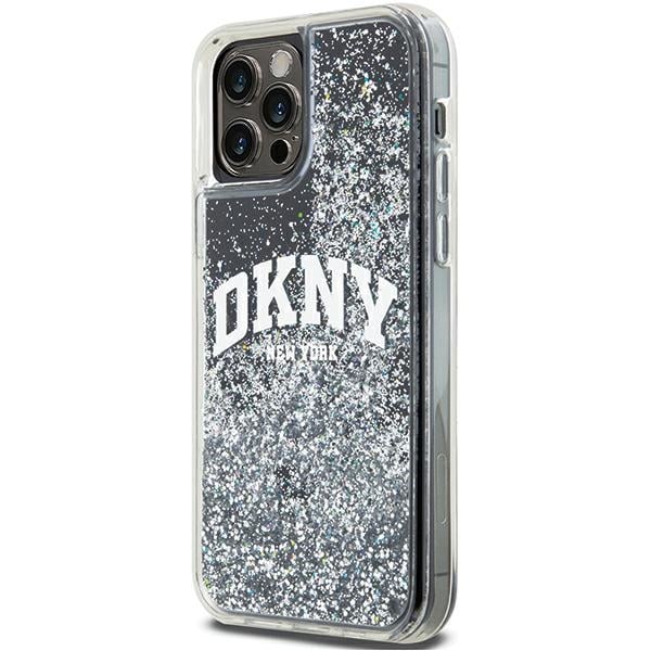 DKNY Liquid Glitter Big Logo - θήκη για Apple iPhone 12 / Pro - Μαύρο - Image 2