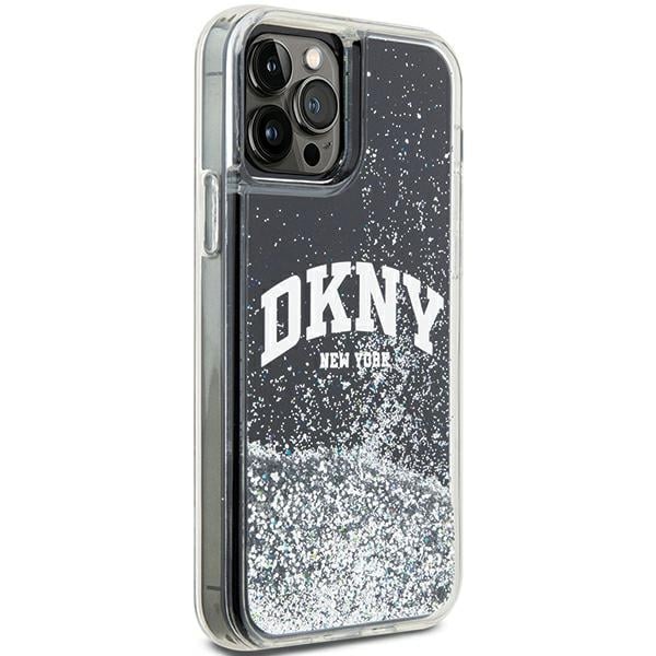 DKNY Liquid Glitter Big Logo - θήκη για Apple iPhone 12 / Pro - Μαύρο - Image 4