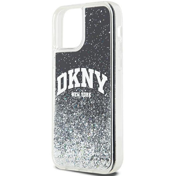DKNY Liquid Glitter Big Logo - θήκη για Apple iPhone 12 / Pro - Μαύρο - Image 6