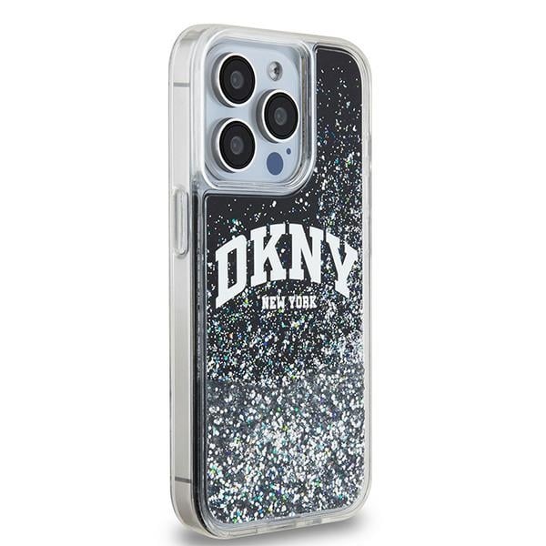 DKNY Liquid Glitter Big Logo - θήκη για Apple iPhone 14 Pro - Μαύρο - Image 4