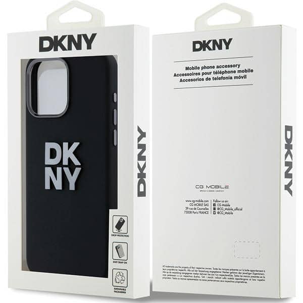 DKNY Liquid Silicone Metal Logo - θήκη για Apple iPhone 15 Pro - Μαύρο - Image 8