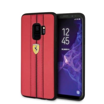 Ferrari Urban - θήκη για Samsung Galaxy S9 - Κόκκινο