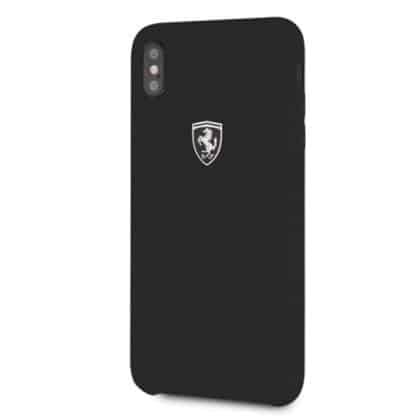 Ferrari Silicone - θήκη για Apple iPhone XS Max - Μαύρο