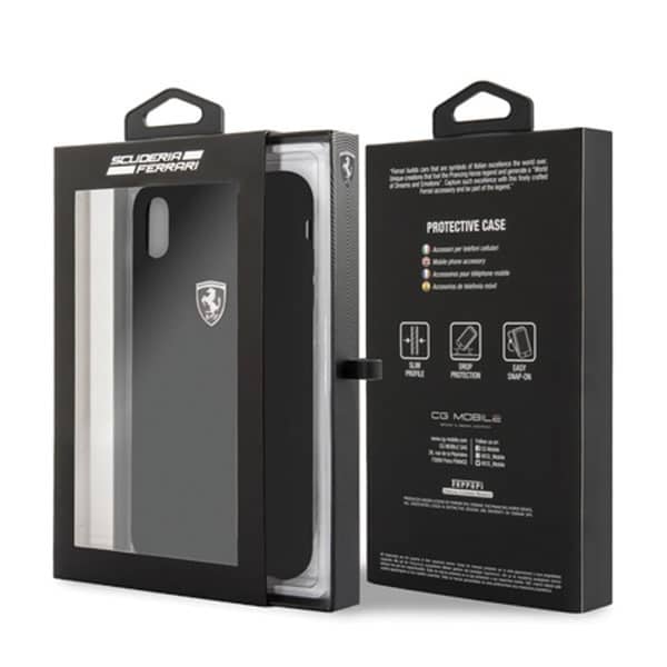 Ferrari Silicone - θήκη για Apple iPhone XS Max - Μαύρο - Image 6