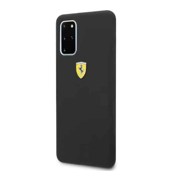 Ferrari Silicone - θήκη για Samsung Galaxy S20+ - Μαύρο - Image 2