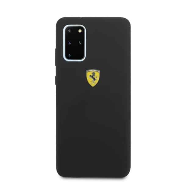 Ferrari Silicone - θήκη για Samsung Galaxy S20+ - Μαύρο - Image 3