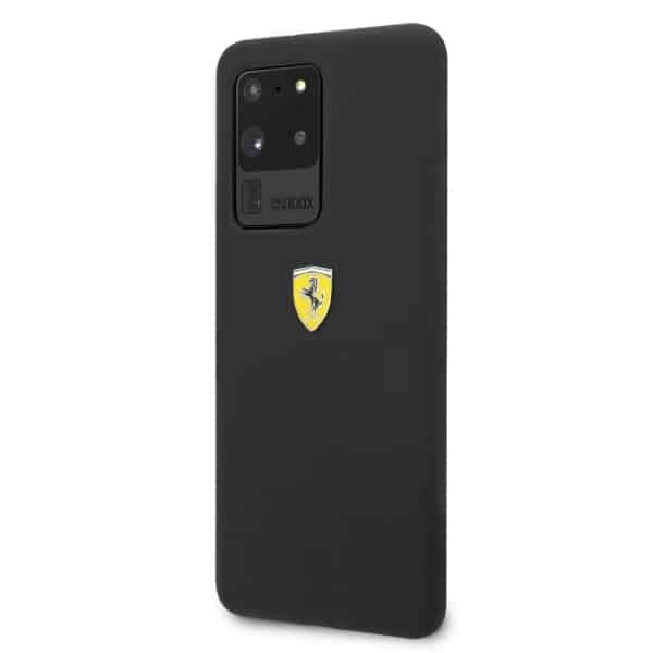 Ferrari Silicone - θήκη για Samsung Galaxy S20 Ultra - Μαύρο - Image 2