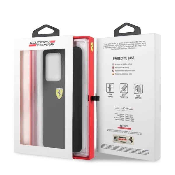 Ferrari Silicone - θήκη για Samsung Galaxy S20 Ultra - Μαύρο - Image 7