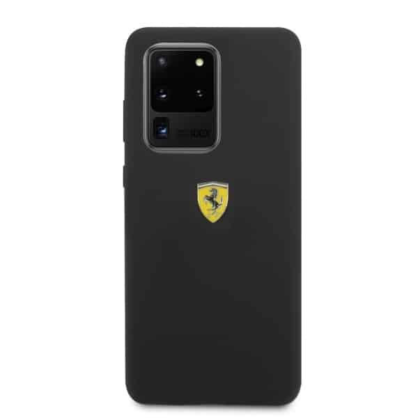 Ferrari Silicone - θήκη για Samsung Galaxy S20 Ultra - Μαύρο - Image 3