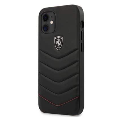 Ferrari Off Track Quilted - θήκη για Apple iPhone 12 mini - Μαύρο
