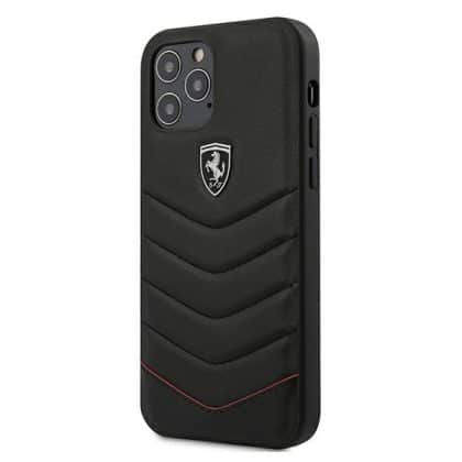 Ferrari Off Track Quilted - θήκη για Apple iPhone 12 Pro Max - Μαύρο