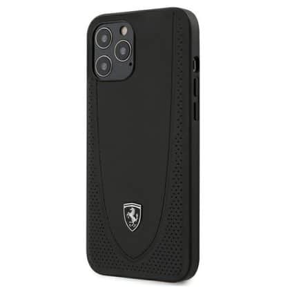 Ferrari Off Track Perforated - θήκη για Apple iPhone 12 Pro Max - Μαύρο