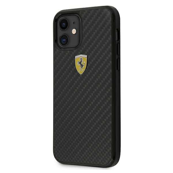 Ferrari On Track Real Carbon - θήκη για Apple iPhone 12 mini - Μαύρο - Image 2