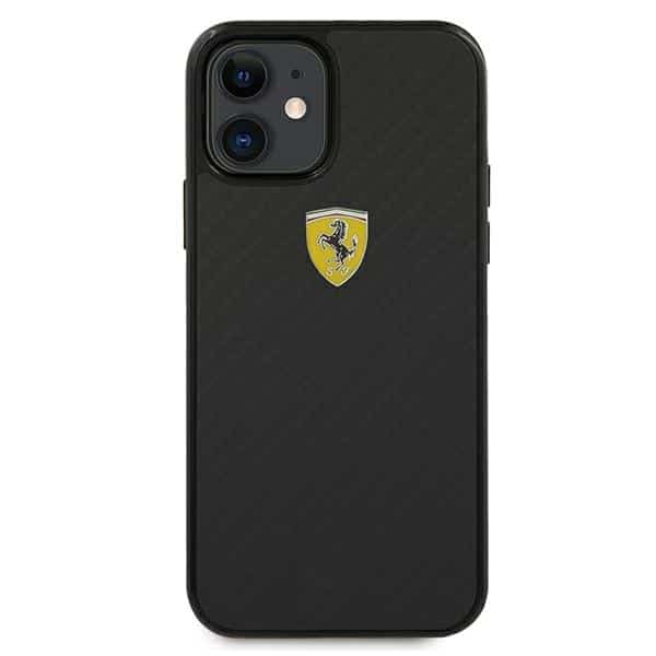 Ferrari On Track Real Carbon - θήκη για Apple iPhone 12 mini - Μαύρο - Image 3